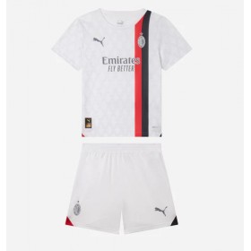 Baby Fußballbekleidung AC Milan Auswärtstrikot 2023-24 Kurzarm (+ kurze hosen)